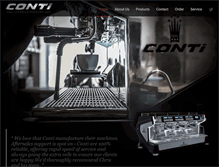 Tablet Screenshot of conti-espresso.co.uk